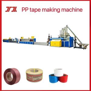 Single Screw Polypropylene Strap Making Machine with 38CrMoALA Screw Material