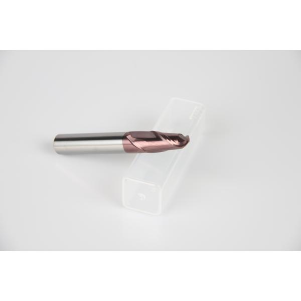 Quality 8mm Tungsten Carbide Ball Nose End Mill 2 Flute Custom Coating wholesale