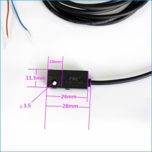 12V 2 Wires Reed Electric Magnetic Switch Sensor For Cylinder