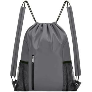 BEEGREEN DRAWSTRING-BACKPACK-GYM-BAG, LARGE SPORTS BAG, STRING BACKPACK CINCH