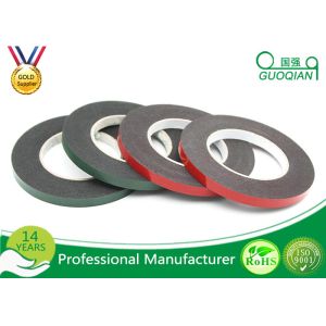 Cheap Black PE Foam Coated Double Side Tape With Solvent Acrylic Adhesive 0.8mm / 1mm / 2mm for sale