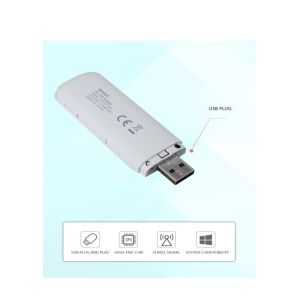 Brovi E3372-325 4G USB Dongle White Unlocked for Any Network SIM Card 150Mbps