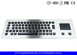 Cheap Illuminated industrial pc keyboard with integrated Touchpad , ruggedized keyboard for sale