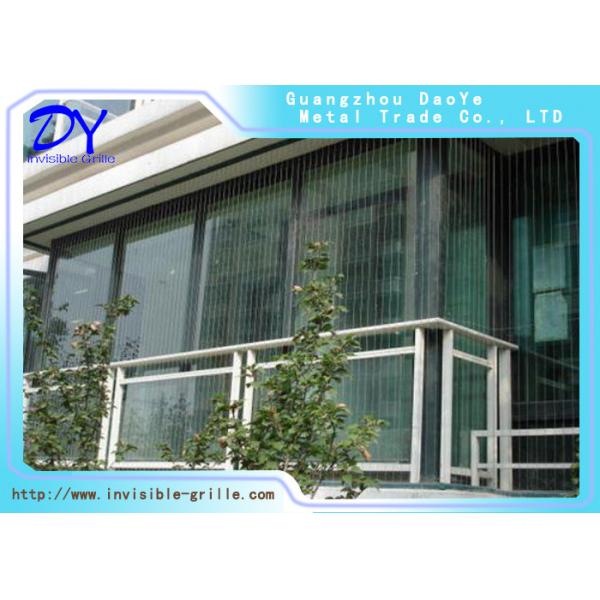 Quality Corridor Fixed Invisible Grille 7X7 Stainless Steel Wire Rope For Condo Safety wholesale