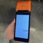 Touch Screen Pos Fingerprint Handheld Android Pos Terminal With 58mm Printer