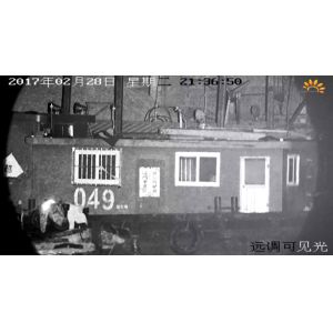 PTZ Infrared Night Vision Thermal Camera , Long Range Surveillance Camera