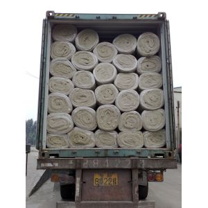 3000 - 7000mm Length stonewool Blanket Insulation , Fireproof Insulation Blanket
