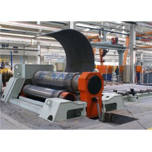 CNC Plate Bending Rolling Machine , 4 Roller Plate Rolling Machine