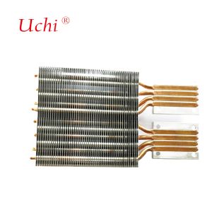Small 8-Heat Pipe Aluminum-Copper PC Zipper Fin CPU Cooler For Efficient