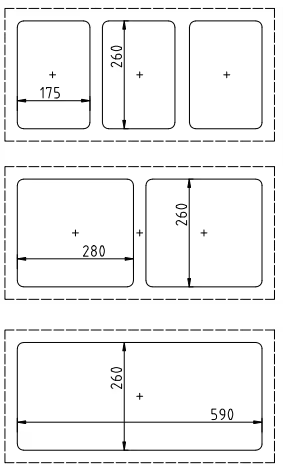 Full-Automatic Chain Vacuum Skin packaging Sealing Machine Plastic Tray Sealer