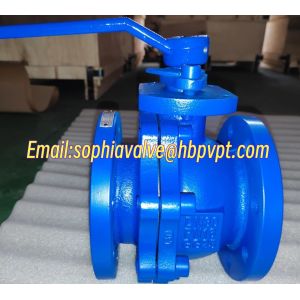 China DIN3357 PN16 cast iron 2-pc ball valve on sale