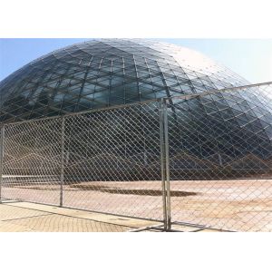 Cheap 6x10ft Temporary Security Fencing Movable Chain Link With Feet for sale