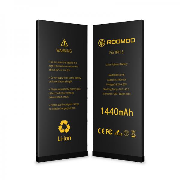 Quality Li-ion Polymer Apple Iphone 5 Battery , Msds Iphone 5 Spare Battery wholesale