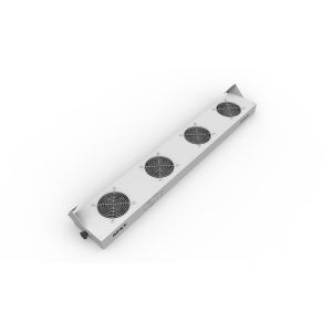 Four Fans Static Removing Ionizer , Overhead Fan Ionizer Static Eliminator