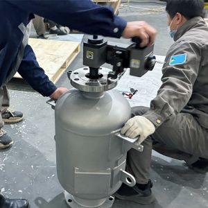 China 14 Inches Manual Flange Facer ID Mounted Portable  – Portable Flange Resurfacing Tool on sale