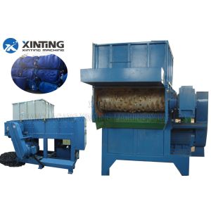 Overload Protection Pipe Plastic Shredder Machine With Crusher Machine