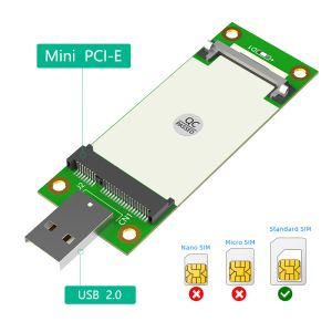 Mini PCI-E To USB Adapter With SIM Card Slot For WWAN/LTE Module