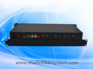Cheap Multi-function HDMI fiber optic extender for HDMI&amp;Audio&amp;USB&amp;Ethernet&amp;Data&amp;Contact closure signals over fiber for CCTV for sale