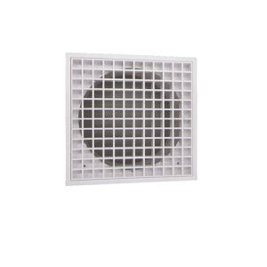 Wall Air Vent Square Tumble Dryer Extractor Fan ABS Vent Louver Outdoor Plastic