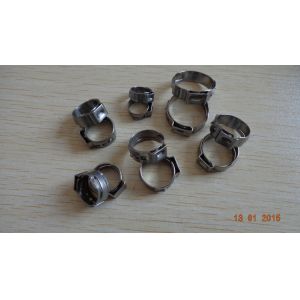 Cheap Single ear stainless steel tube clamp,Customized stainless steel hose clamps, made in China professional manufacturer for sale