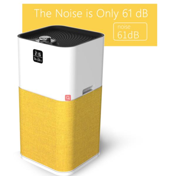 550m3/h 61dB Home HEPA Air Purifier 60W Air Humidifier Negative Ion