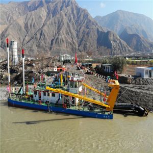 Diesel Power Type River Sand Dredger with 1100m3 Capacity and 15m Dredging Depth