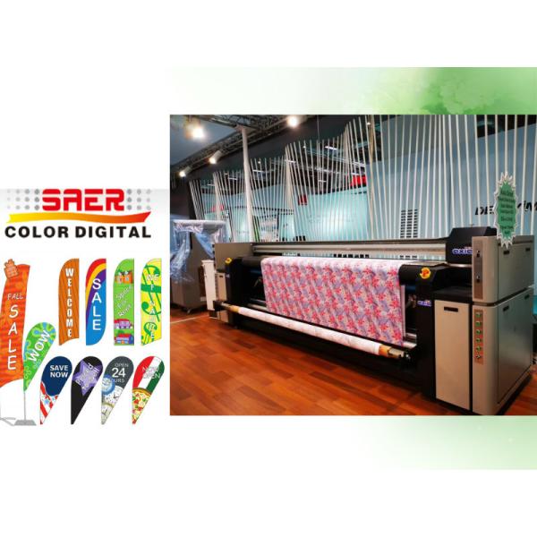 Quality 2000mm Digital Banners Roller Printing Machine Three Head wholesale