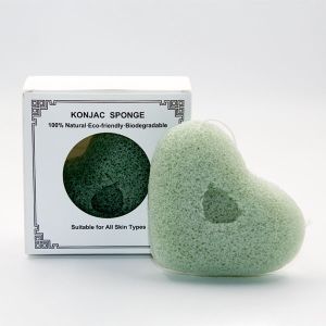 Cheap MSDS Biodegradable Konjac Facial Cleansing Sponge Custom Packages for sale