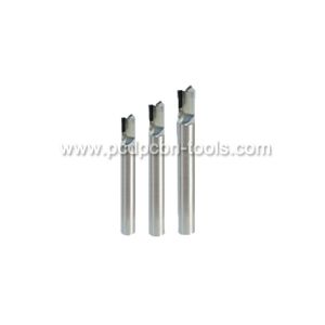 Spiral Pcd Diamond Cutting Tools , 3/16 Diamond End Mills For Composites