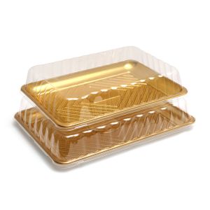 Disposable lunch box Plastic packing box Transparent PP thickened quality