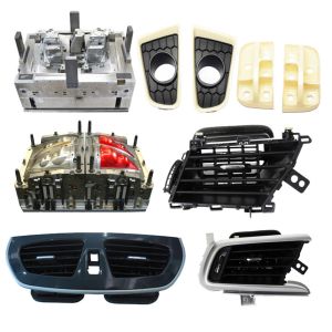 Plastic Injection Car Bumper Mold with P20 718 738 NAK80 S136 Mould Material