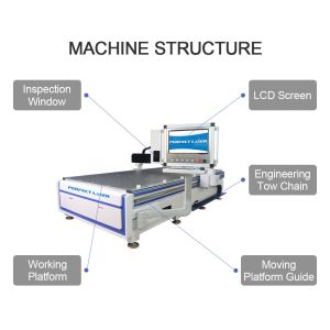 Industrial Glass 2D 3D Laser Engraving Machine For Transparent Materials