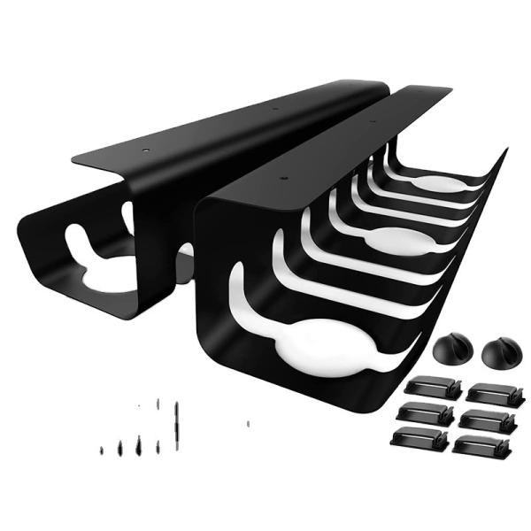 Quality Effortlessly Manage Cables with our Single Tier Under Desk Cable Management Box/Tray wholesale