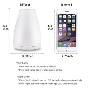 Ultrasonic Aroma Essential Oil Diffuser Air Mist Humidifier Purifier with
