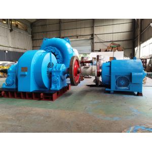 Francis Water Turbine Generator with 40~50years Lifespan 4.3-18.2m3/s Discharge