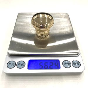 Smooth Customized Zamak Perfume Container Caps For Packaging