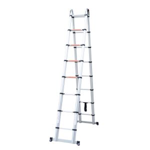 Rust Proof Foldable 5m Aluminium Telescopic Extension Ladder