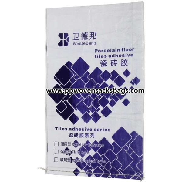 Quality OEM & ODM Reusable Coated PP Woven Bags Waterproof  for Packing Tiles Adhesive wholesale