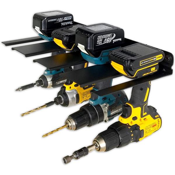 Quality Keep Your Power Tools and Drill Bits Organized with This Heavy Duty Steel Wall Mount Shelf wholesale
