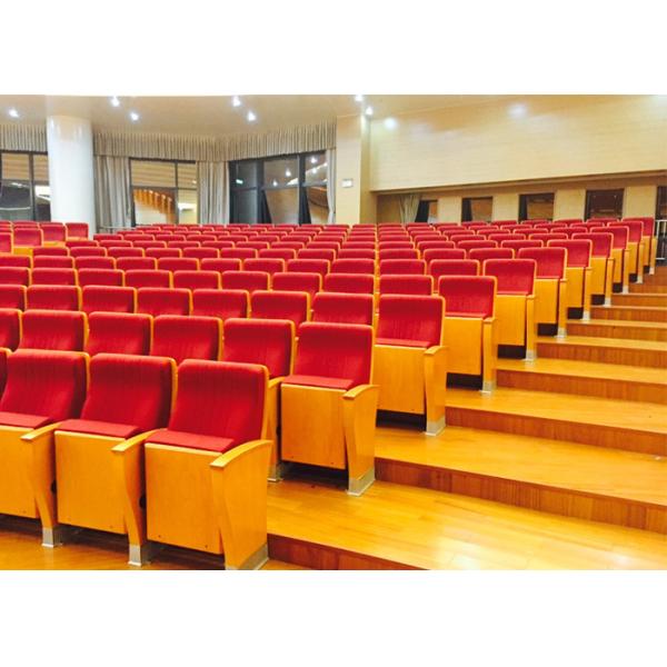 Quality Fire Retardant Movie Theater Seats Fabric With Aluminium Alloy Feet wholesale