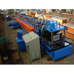 Galvanized Steel C Shaped Purlin Cold Roll Forming Equipment With PLC Panasonic