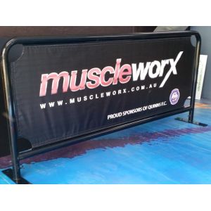 OEM Large Mesh Banners Digital Printing With Metal Eyelets Rectangular