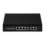 OEM ODM Fast Ethernet 10/100mbps 4 Port Poe Switch With 2 Uplink Port Network