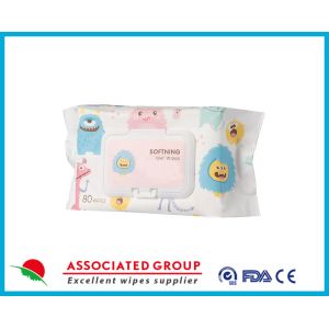 China Natural Non Irritating Fragrance Free Water Baby Wipes Unscented For Baby Cleaning on sale