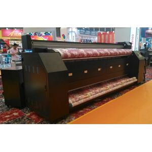 Automatic Polyster Digital Flag Printing Machine With DX7 Head 3.2m Width