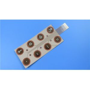 Flexible PCB Built on Transparent PET with Immersion Gold for Access Control