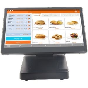 Fast Food and Store POS Machine 15.6 Full HD 1080P Display with 58mm/80mm External Thermal Printer Based on Linux