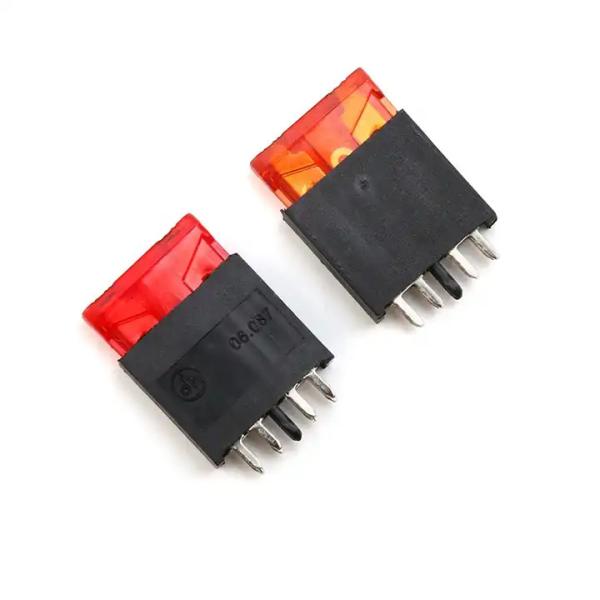 2 Pins 8 Pins Printed Circuit Board PCB Medium Standard Car Blade Fuse Holder