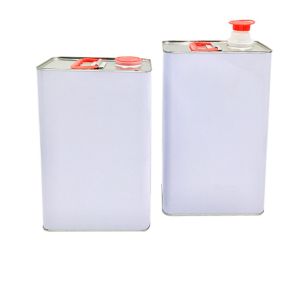 Empty Tinplate 4L Square Tin Can For Paint Packing