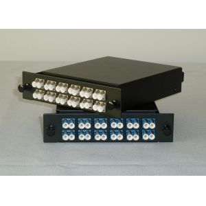 LC 24 port Simplex / Duplex MPO data patch panel with RoHS , SGS
